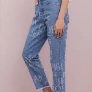 Arkitect Women logo Jeans size 10